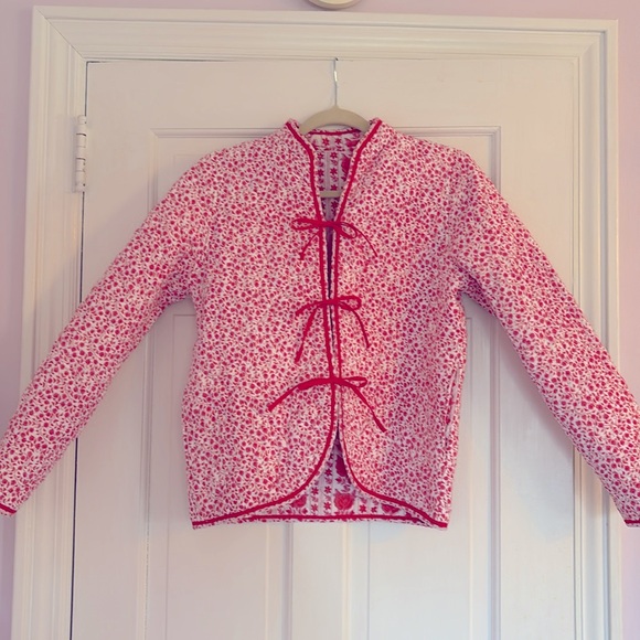 Pink City Prints reversible quilted Women’s Jacket size XS - Picture 3 of 5